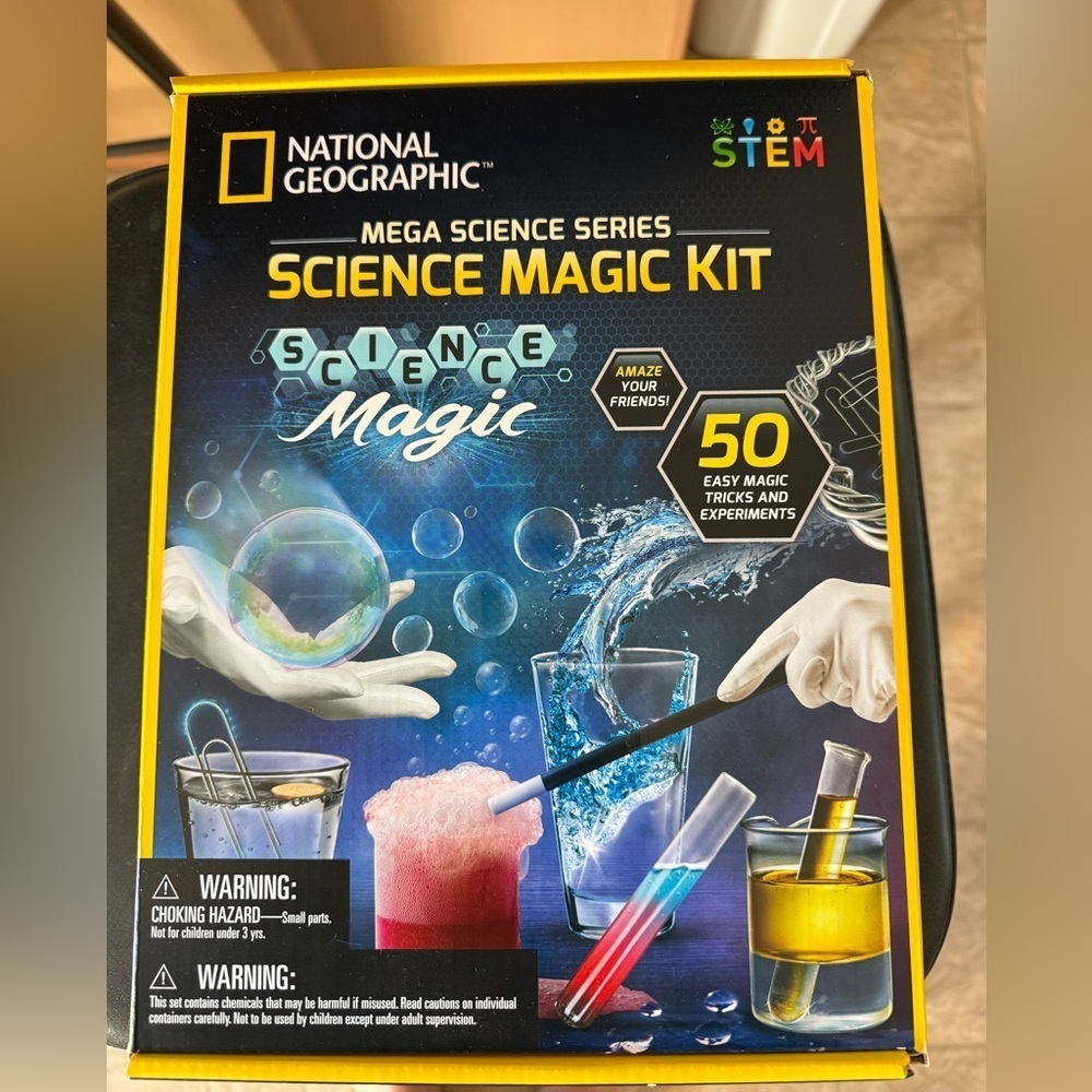 National Geographic Mega Science Series Kit with Blue and Yellow Accents